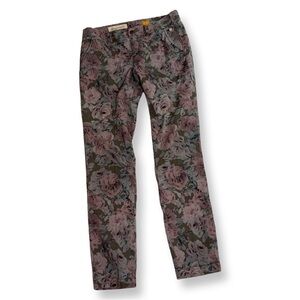Anthropologie Pilcro Hyphen Floral Chino Pants size 25
